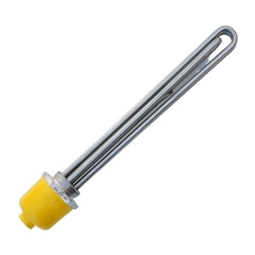 Блок ТЭН 3,0 кВт для воды 300 мм фланец G1 1/4" 220/380 В (трубка + колпак) HF
